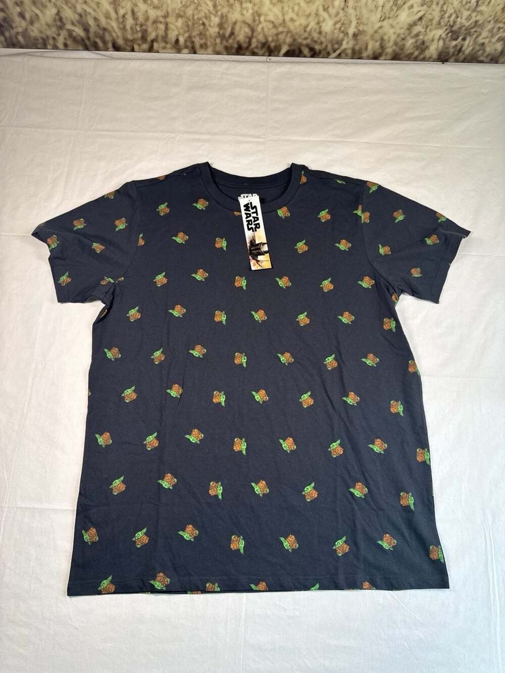 Star Wars The Mandalorian Grogu Baby Yoda All-Over Print T-Shirt Size XL